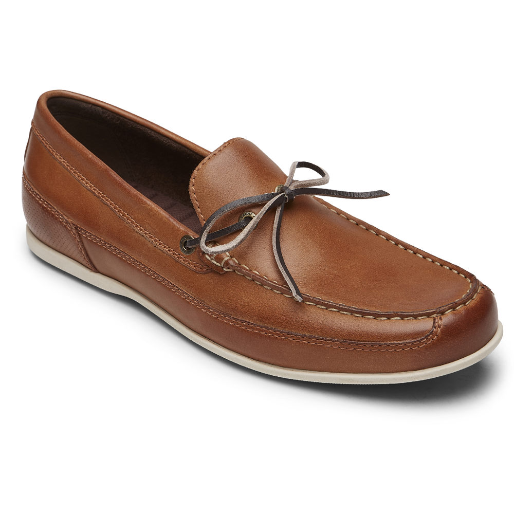 Rockport Mens Malcom Tie - Loafers Brown - OAI587934